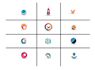 create icons for mobile applications and logo design
