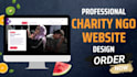 build dynamic wordpress nonprofit or charity donation website