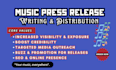write music press release submit press release pr distribution german pr usa pr