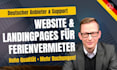 create german website for holiday rental and holiday homes