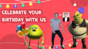 make a custom funny cursed brainrot happy birthday video