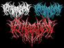 create name with metal logo style