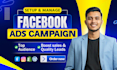 setup facebook ads campaign and instagram ads for sales and leads