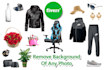 do cut out,clipping path,remove bg, from images
