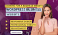 design, create fully professional company, business website urgently