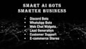create discord bots, whatsapp bots, and web chat widgets
