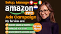 setup optimize and manage amazon ppc campaigns, amazon sponsored ads, amazon ads