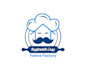 make modernized icon bakery patisserie logo