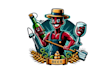 do make wine ber mascot logo design service
