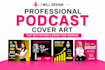 design professional podcast cover art for spotify and apple