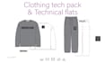 design clothing sketch and factory ready tech pack