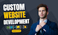 do website development as mern stack developer, front end, full stack developer
