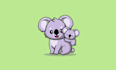 draw a cute cartoon animal character