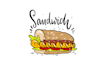make famous sandwich restaurant logo