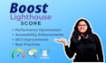 optimise your website to improve lighthouse scores