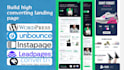 build high converting landing page using unbounce  convertri leadpages instapage