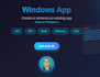 create a wpf, winforms, maui app for windows