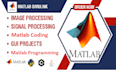 matlab coding, programming, simulink, image and signal processing, gui projects