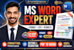 fix, format and redesign ms word documents professionally