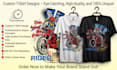 design unique custom illustration t shirts for any niche