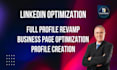 update and optimize your linkedin profile and business page