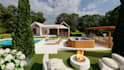 design your backyard, front yard, patio, terrace and pool landscape