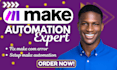 fix make com, made com, setup make com automation, make automation, make expert