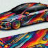 design car wrap, vehicle wrap design