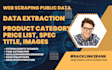 do web scraping, web scraper, data extraction