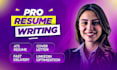 write CV, resume, cover letter, and optimize your linkedin profile