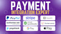 integrate stripe, paypal or mangopay payment gateway
