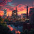 create anime, game, and visual novel background painting