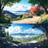anime background, game, visual novel, environment art