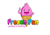 design beautiful ice cream labels logo