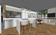 3d design and render your kitchen and or bathroom