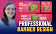design professional website banners, sliders, ads