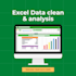 excel data clean, analysis and visualize