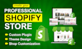 create professional or business shopify store