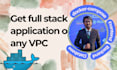 dockerize and deploy your full stack application to any vpc