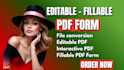 create fillable PDF forms and convert pdfs to editable 24h
