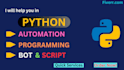 do python automation, programming, coding, bot and API development
