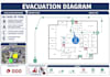 create evacuation diagram as per australian standard
