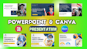design editable powerpoint template or canva presentation
