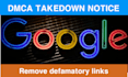 remove unwanted defamatory websites false news bad articles links from google