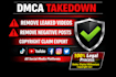 takedown infringing and stolen images, posts under dmca