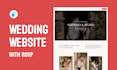 create your wedding website with rsvp in framer