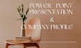make company profile and power point presentation