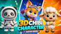 create 3d printable character model for toys