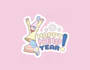 make high definition happy new year 2025 logo