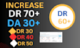 increase dr ahrefs domain rating dr 60 plus